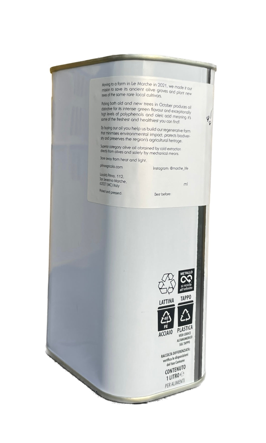 Il Territorio EVOO 1L Tin image 1